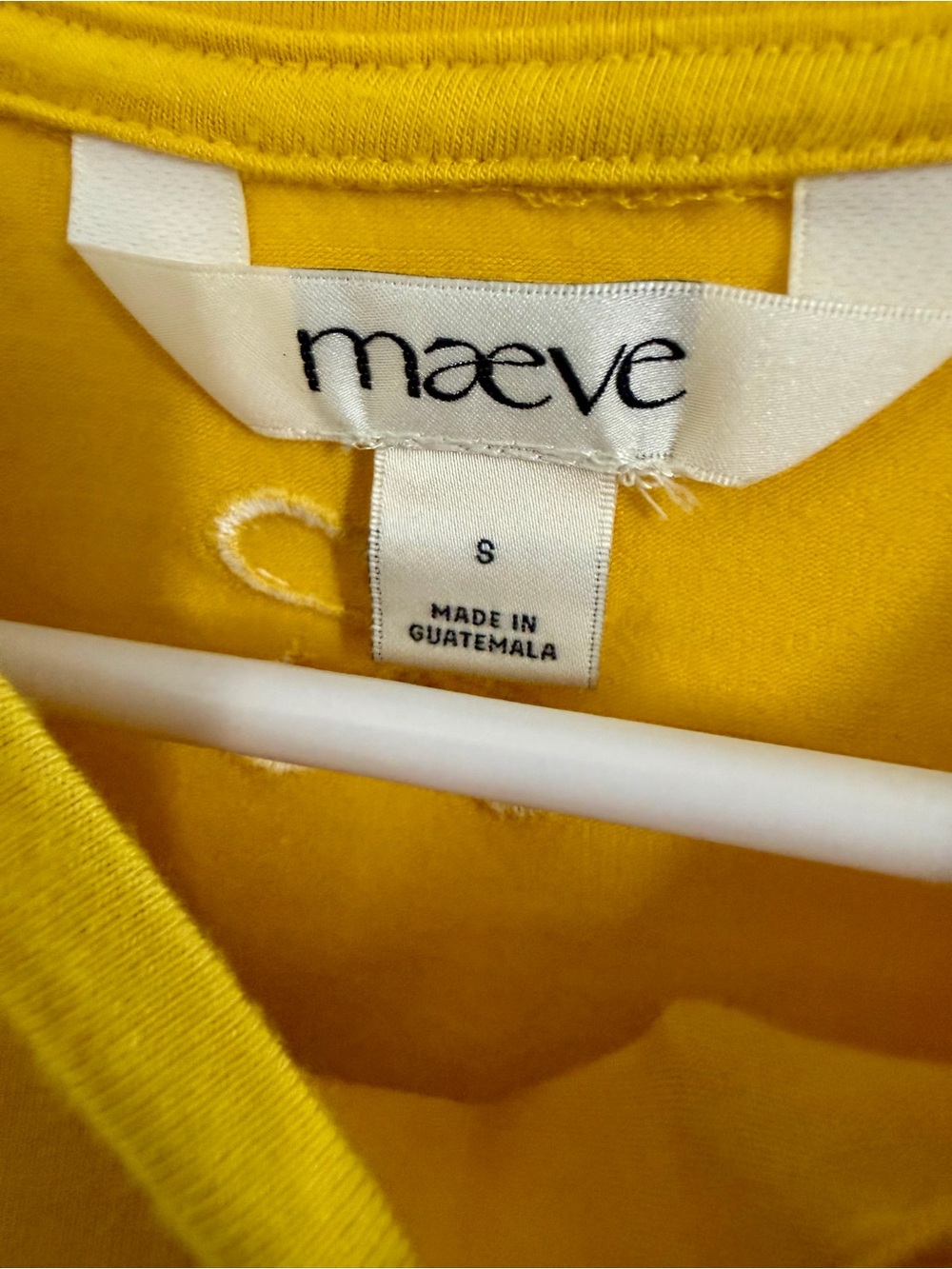 Maeve Anthropologie Sunny Days Are Here Yellow Graphic Tee - Picture 6 of 6